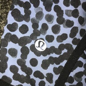 Lululemon Blue and Black Patterned Shorts